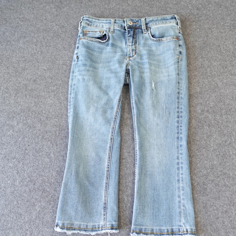 Pilcro and the Letterpress Anthropologie High Rise Bootcut Jeans  26 19" inseam